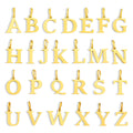 Aoxsie Alloy 26pcs Letter Charms A to Z with Jump Rings