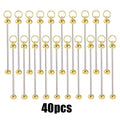 Aoxsie 40pcs Keychain Bar