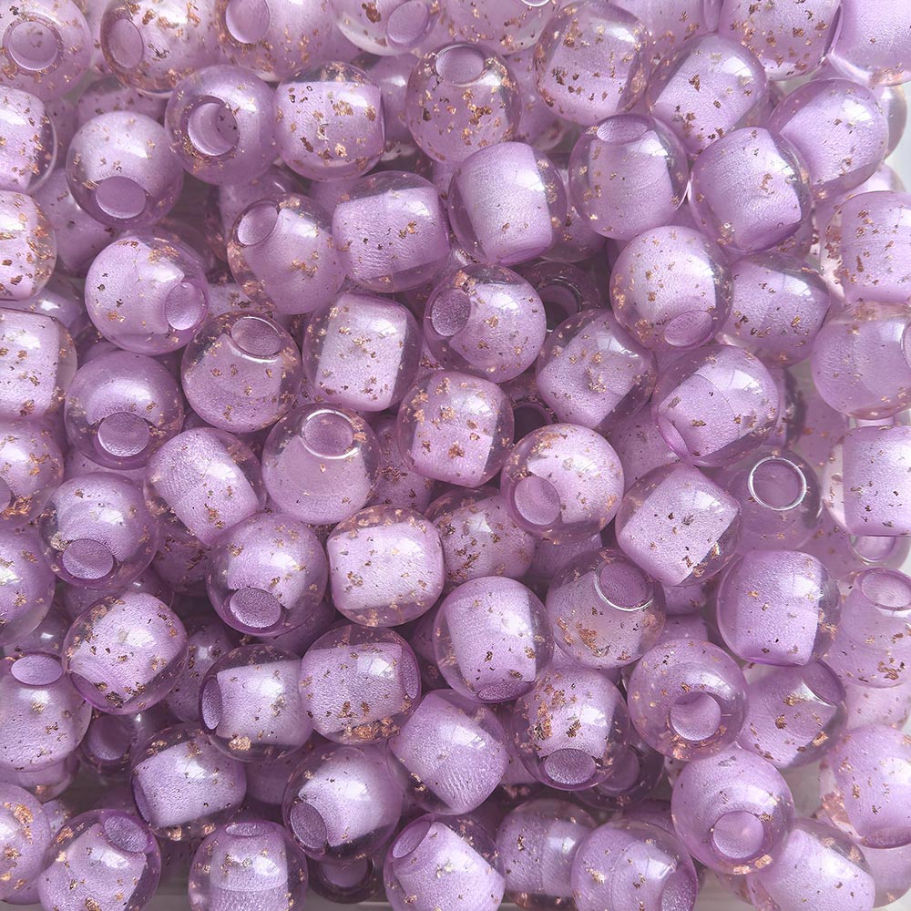 Aoxsie 200pcs Fake Glass Beads Mixed Random