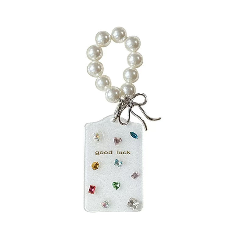 Aoxsie Rhinestone Card Holder