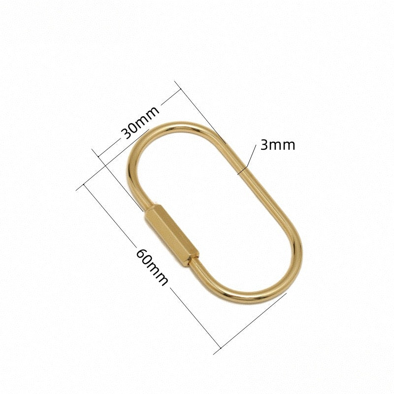 Aoxsie Bulk Carabiners Bag Charm  Key Ring