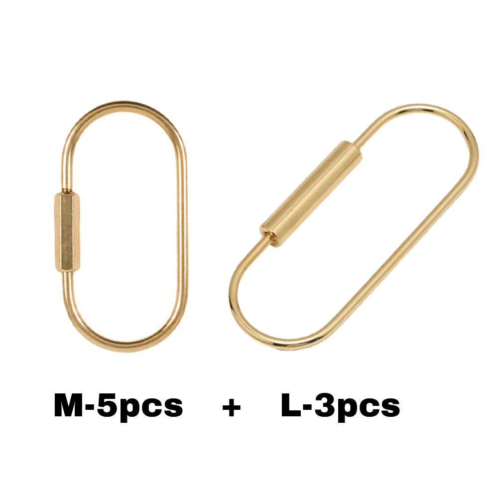 Aoxsie Bulk Carabiners Bag Charm  Key Ring