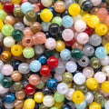 Aoxsie 200pcs Resin Beads Mixed Random