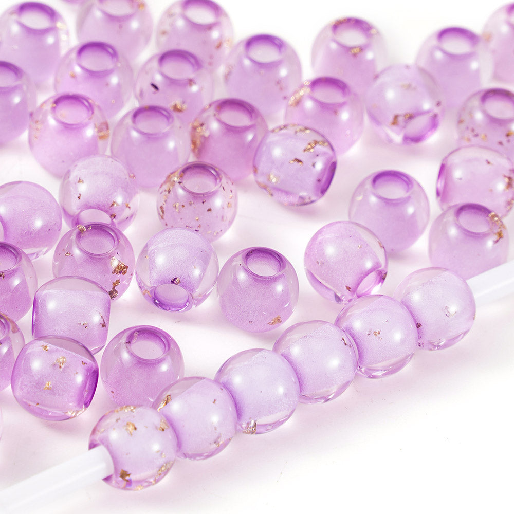 Aoxsie 200pcs Resin Beads Mixed Random