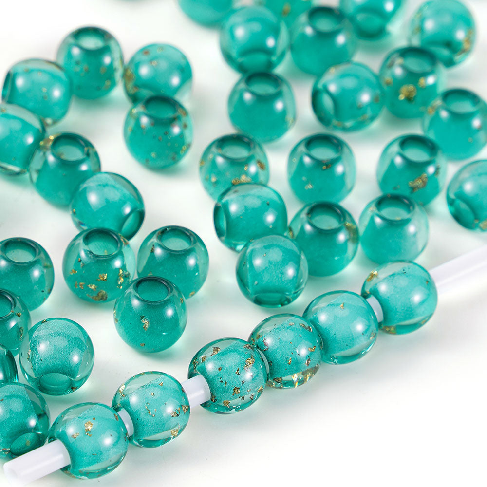 Aoxsie 200pcs Resin Beads Mixed Random