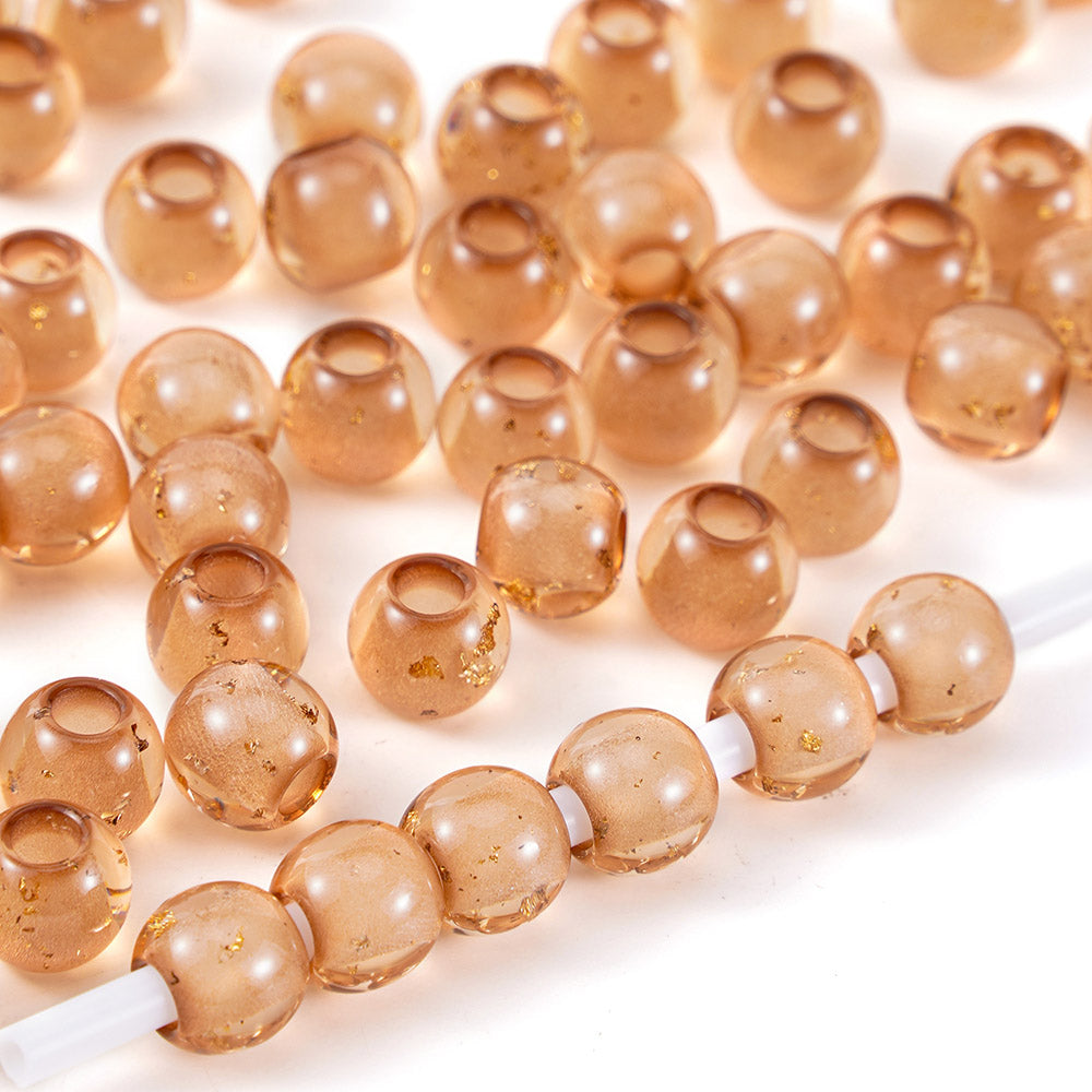 Aoxsie 200pcs Resin Beads Mixed Random