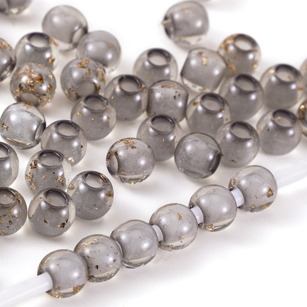 Aoxsie 200pcs Resin Beads Mixed Random