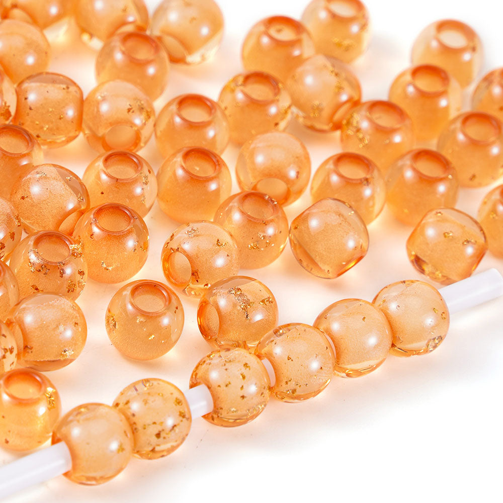 Aoxsie 200pcs Resin Beads Mixed Random