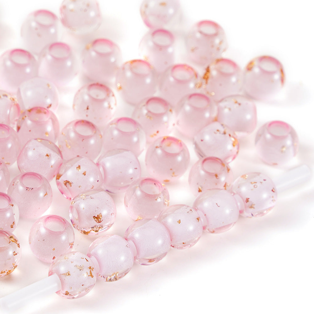 Aoxsie 200pcs Resin Beads Mixed Random