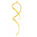 Aoxsie Stainless Steel Ribbon Charms Pendants