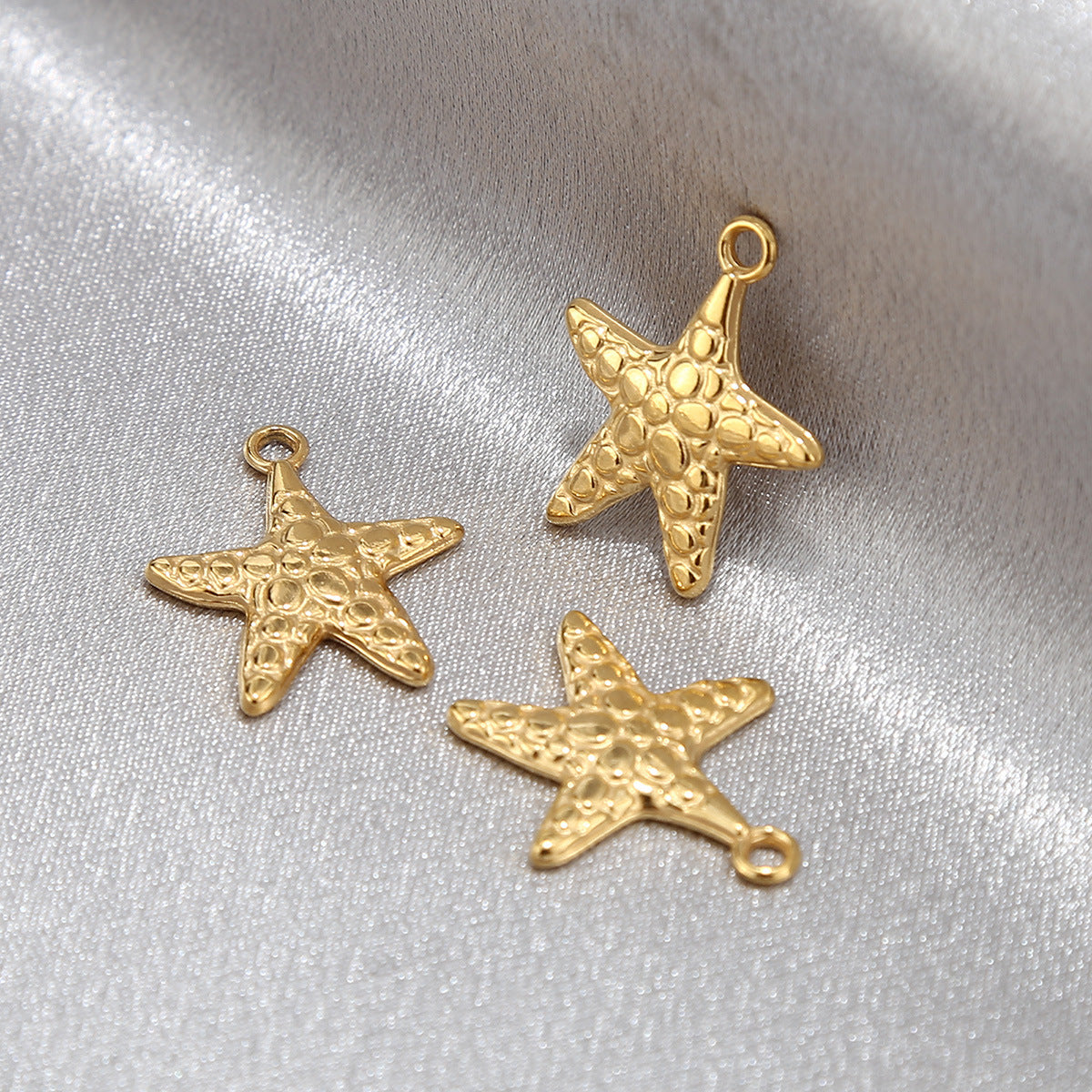 Aoxsie Stainless Steel Conch Starfish  Charms Pendant