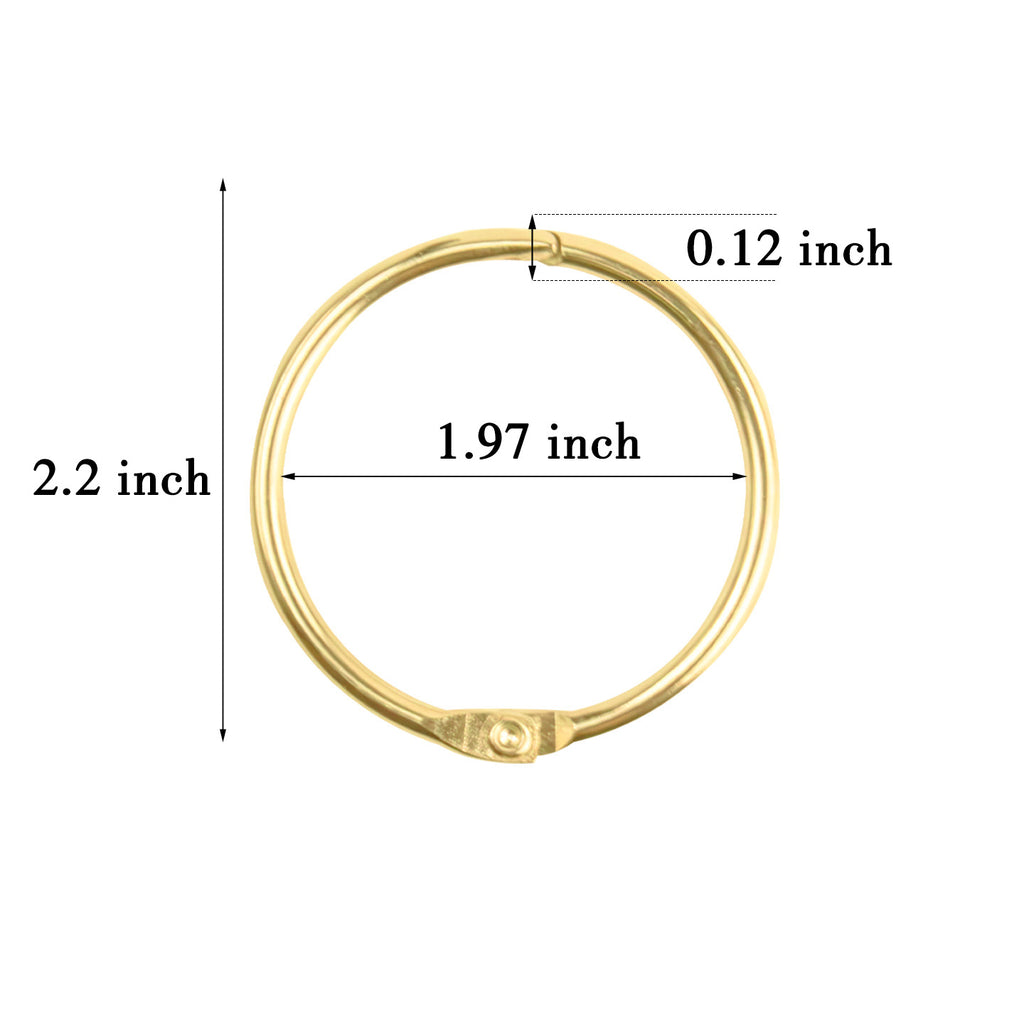 Aoxsie 10pcs Opening Book Rings for Jewelry Making