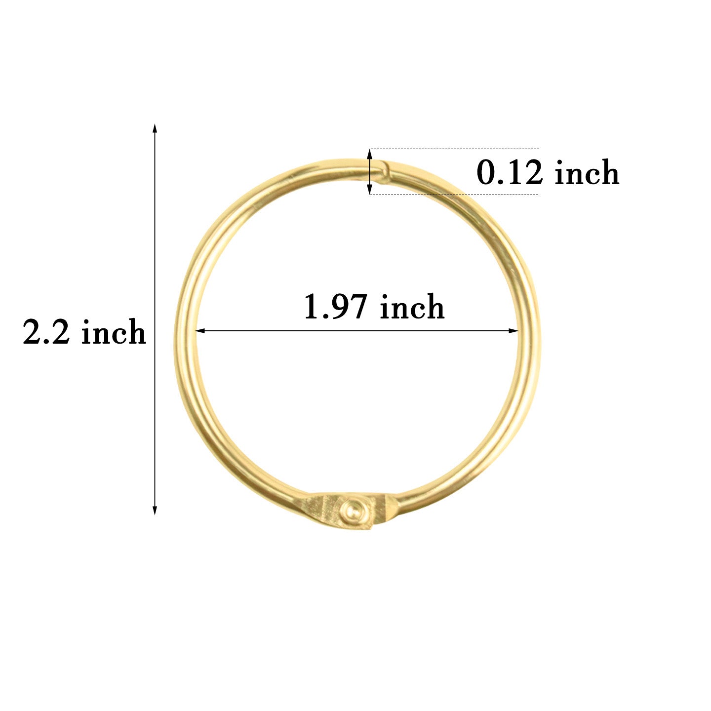 Aoxsie 10pcs Opening Book Rings for Jewelry Making